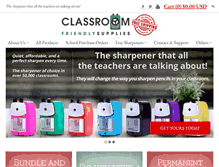 Tablet Screenshot of classroomfriendlysupplies.com